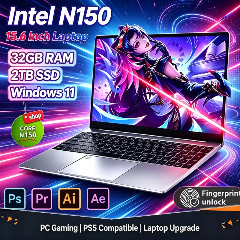 Ddr4 32Gb - 2026 Yeni 15.6' Intel N150 Windows