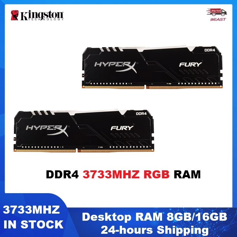 Ddr4 2400Mhz - HYPERX FURY DDR4 Masaüstü Bellek RGB