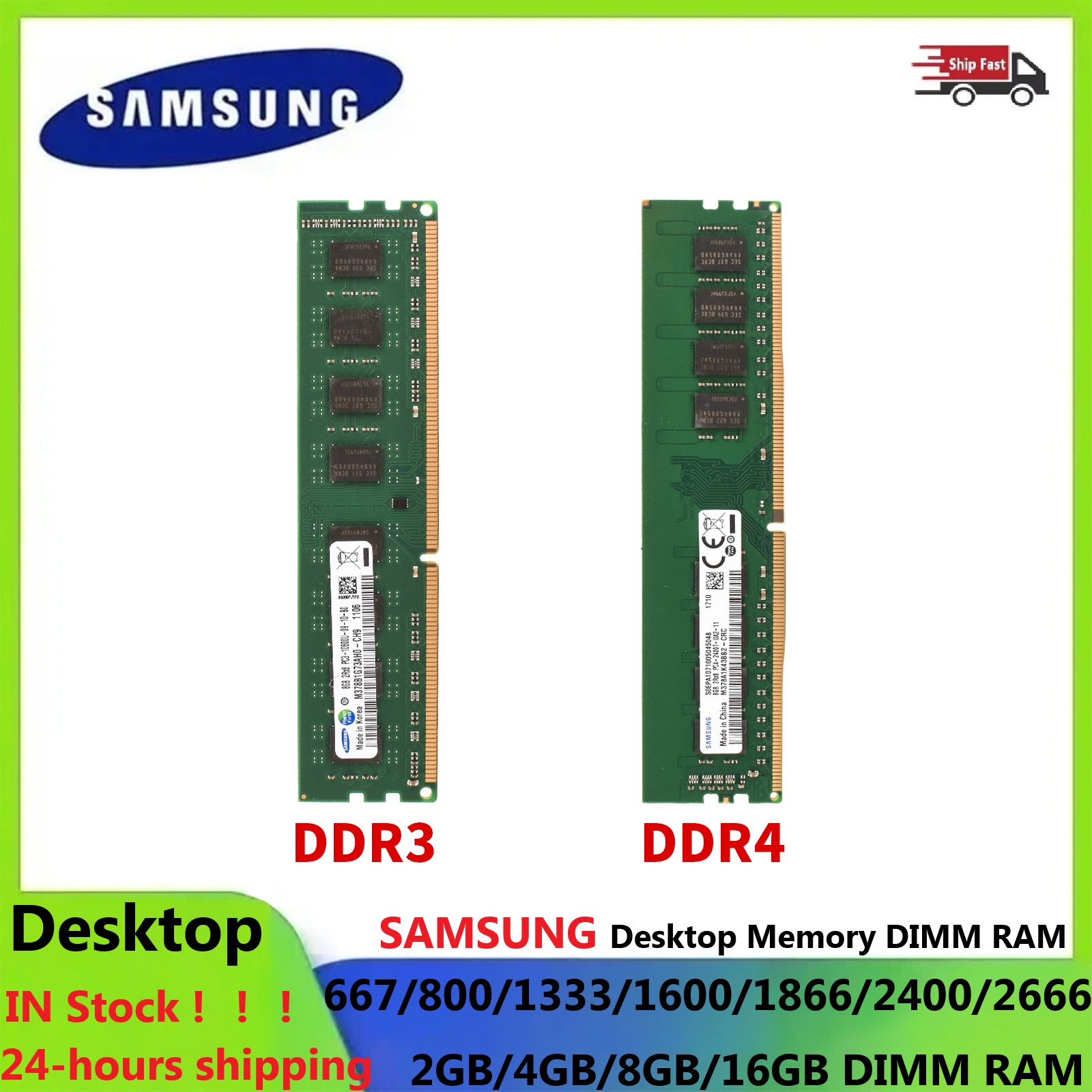 SAMSUNG Masaüstü RAM DIMM Bell - Ddr4 2400Mhz incelemesi ve fiyatı