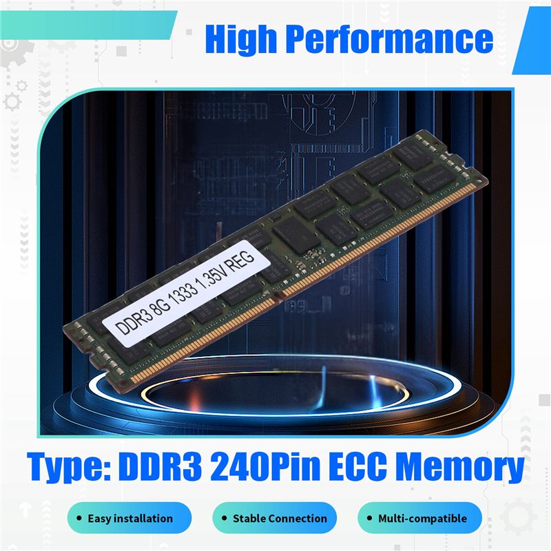 8GB DDR3 1333MHZ Ecc Ram Belle - Ecc Ram Server incelemesi ve fiyatı