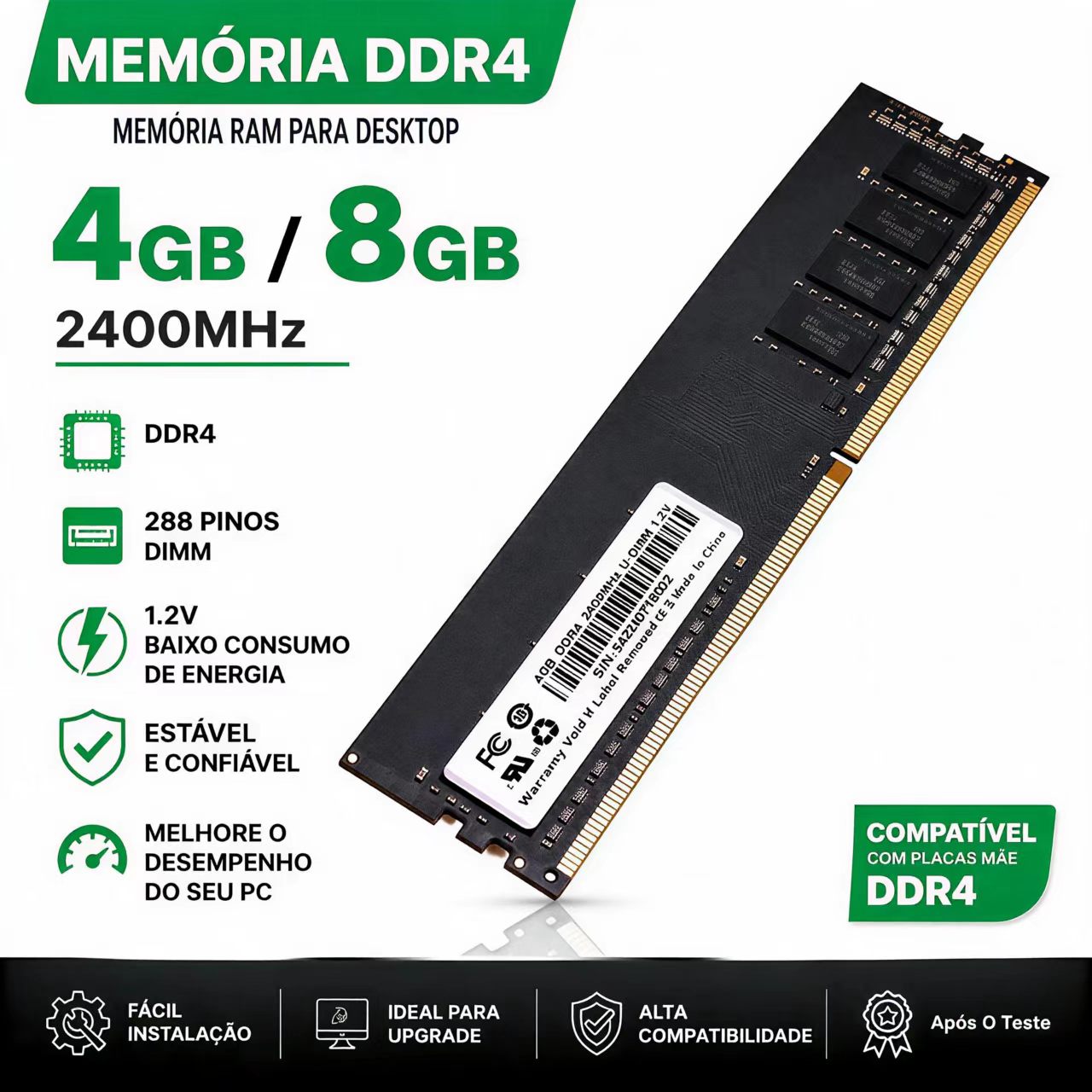 DDR4 RAM 4GB 8GB 2400MHz Masaü - Ddr4 2400Mhz incelemesi ve fiyatı